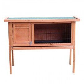 [US-W]36" Single Deck Waterproof Wooden Chicken Coop Hen House Pet Animal Poultry Cage Rabbit Hutch Natura