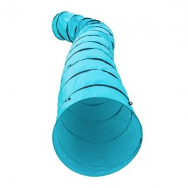 18' Agility Training Tunnel Pet Dog Play Outdoor Obedience Exercise Equipment Blue