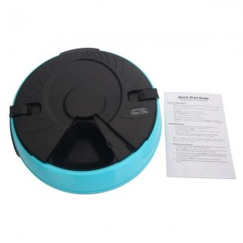 PF-18 6-Meal Automatic Pet Feeder Light Blue